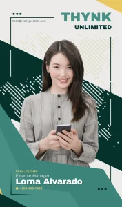 Mẫu thẻ nhân viên 0004