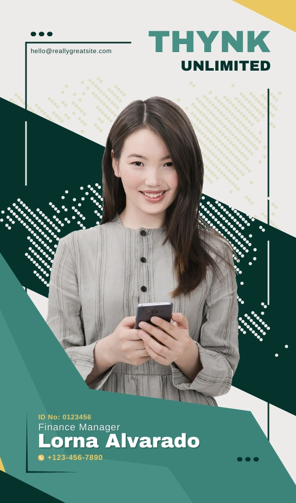 Mẫu thẻ nhân viên 0004