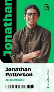 Mẫu Thẻ Nhân Viên 0006